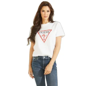 Dames-T-shirt Guess Classic Fit Logo