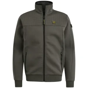 Pme Legend Psw2502476 Zip Jacket Spacer Look Sweat Sweater 8039 – Beluga