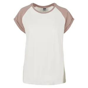 Dames-T-shirt Urban Classics contrast raglan