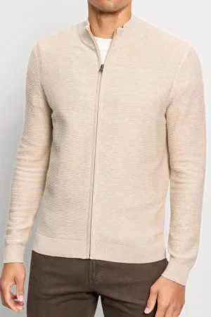 OLYMP Casual Regular Fit Vest lichtbeige, Effen