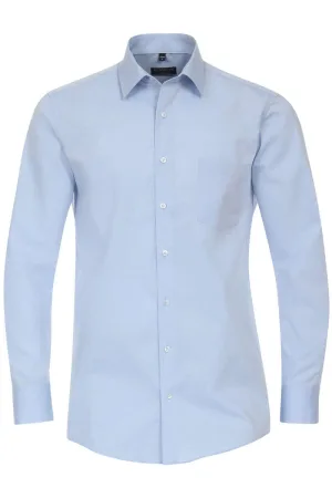 Redmond Regular Fit Overhemd lichtblauw, Effen