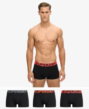 Superdry Mannen Triopak Slips Zwart