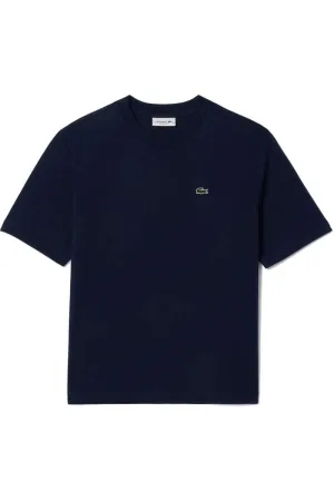 Lacoste Classic Fit Dames T-shirt Marine, Effen