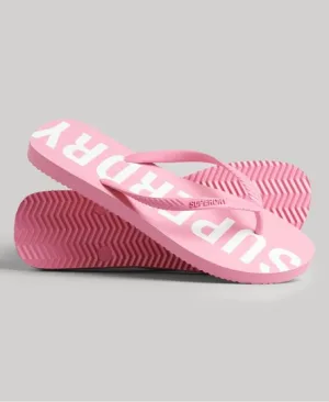Superdry Vrouwen Code Core Sport Teenslippers Roze
