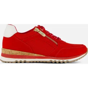 Marco Tozzi Marco Tozzi Sneakers rood Textiel