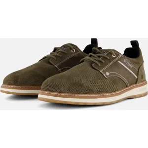 Mustang Mustang Sneakers groen Suede