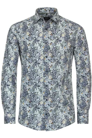 Venti Modern Fit Overhemd blauw, Print