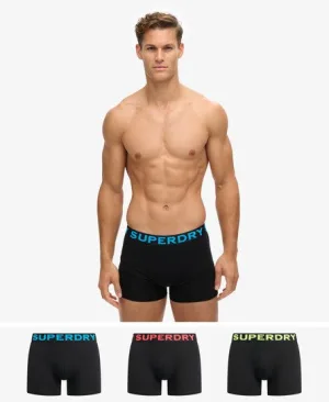 Superdry Mannen Triopak Boxers Zwart