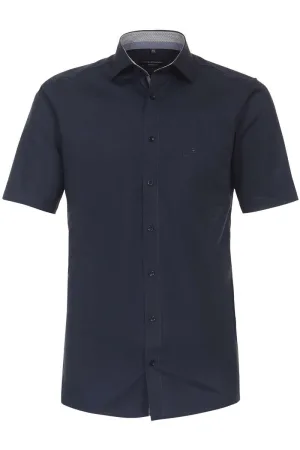 Casa Moda Modern Fit Overhemd Korte mouw blauw