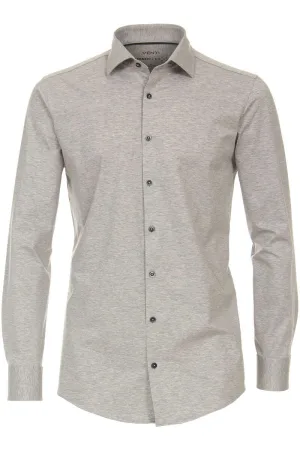 Venti Jerseyflex Modern Fit Jersey shirt grijs, Effen