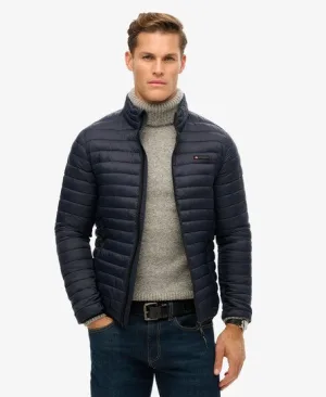 Superdry Mannen Fuji Lite jas Zonder Capuchon Blauw