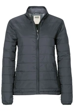 HAKRO Regular Fit Dames Loft Jas donkergrijs, Effen