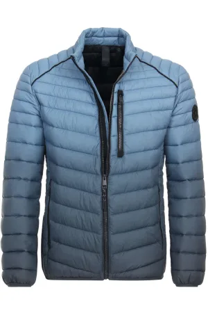 Casa Moda Regular Fit Jas Aqua naar benzine, Effen