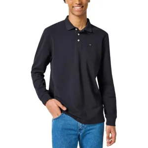 Wrangler Ongsleeve polo black