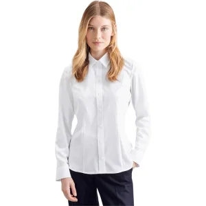 Seidensticker Dames kent kraag regular formeel overhemd