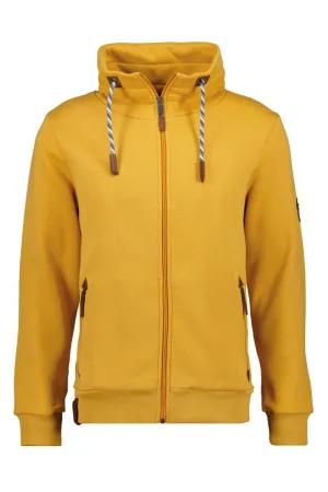 RAGMAN Regular Fit Sweatjacket oranje, Effen