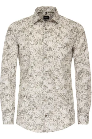 Venti Modern Fit Overhemd groen, Print