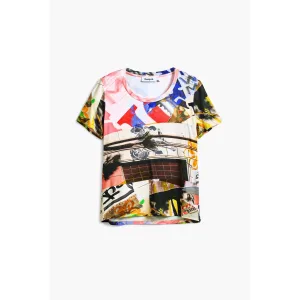 Dames-T-shirt Desigual Collage