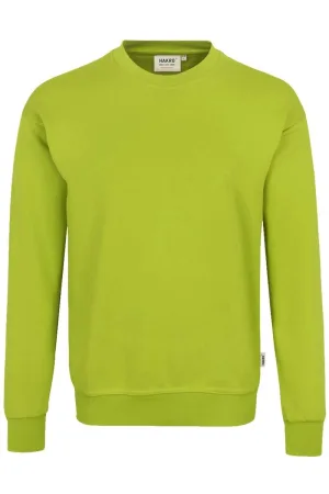 HAKRO 475 Comfort Fit Sweatshirt ronde hals kiwi, Effen