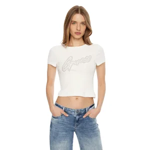 Dames-T-shirt Guess Rib