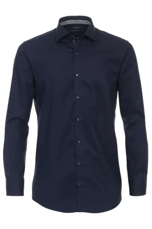 Venti Jerseyflex Modern Fit Jersey shirt blauw, Effen