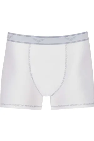 TRIGEMA Korte broek wit, Effen