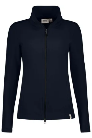 HAKRO Regular Fit Dames fleece jas Marine, Effen