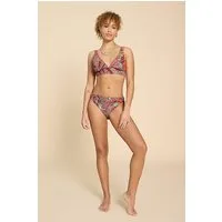 White Stuff Tabitha Bikini Top Red Printed