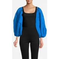 PINKO Olta Coprispalle Taffeta Directory Blue