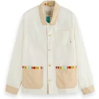 Scotch & Soda Colourblock Cotton-linen Work Swan