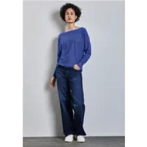 Street One Dames Dolman trui in Blauw