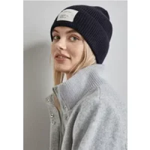 Street One Dames Beanie met badge in Paars