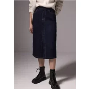 Street One Studio Dames Midi denim rok in Blauw