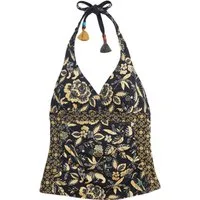 White Stuff Sunshine Reversible Tankini Charc Grey