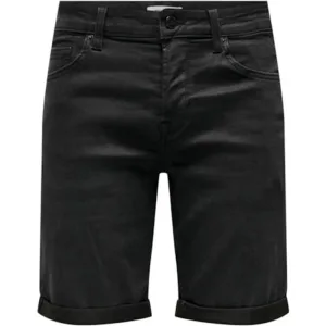 Only & Sons onsply reg blk jog sht pk 8581 22018581 denim