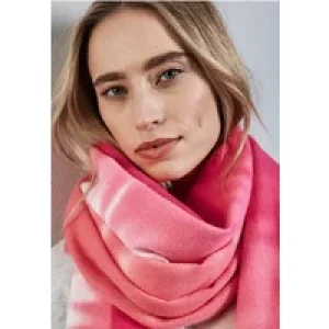 Street One Dames Knusse dip dye sjaal in Pink