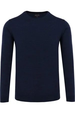 Marvelis Casual Trui ronde hals marine, Effen