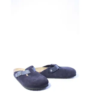 Birkenstock Boston slippers blauw heren