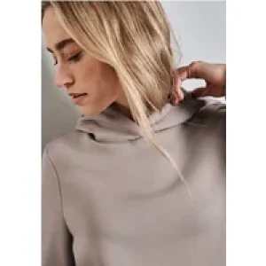 Street One Dames Cupro Sweat Hoodie in Beige
