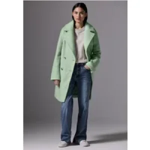 Street One Studio Dames Mantel in wollook in Groen