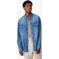 IRO Paris Kiro Denim Jacket In Mid Blue Used