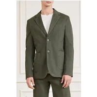 GUESS Grant Patch Pkts Mossy Blazer Green