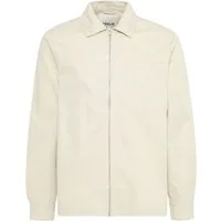 Solid Delon Zipper Overhemd Heren