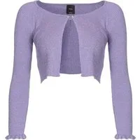 PINKO Bluma Cardigan Costina Lurex Purple Tulip