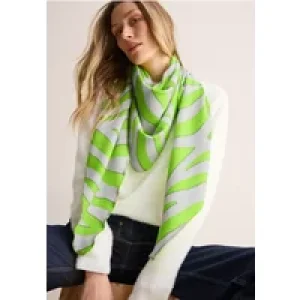 Cecil Dames Gezellige driehoekige sjaal in Geel