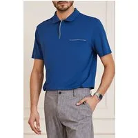 GUESS Formal Performance Blue Polo Shirt Lily