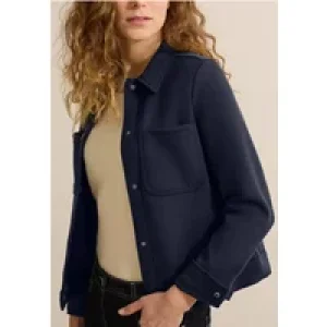 Cecil Dames Kort sweatvest in Blauw