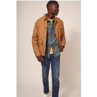 White Stuff Canvas Trucker Dark Tan