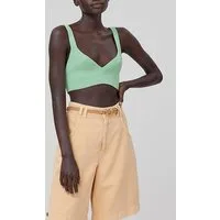 Closed Knitted Bra Underwear (bra) Apple Green