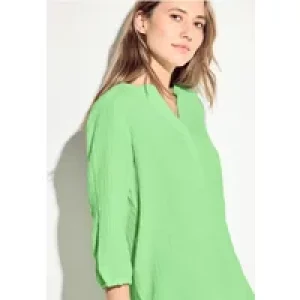 Cecil Dames Mousseline blouse in Groen